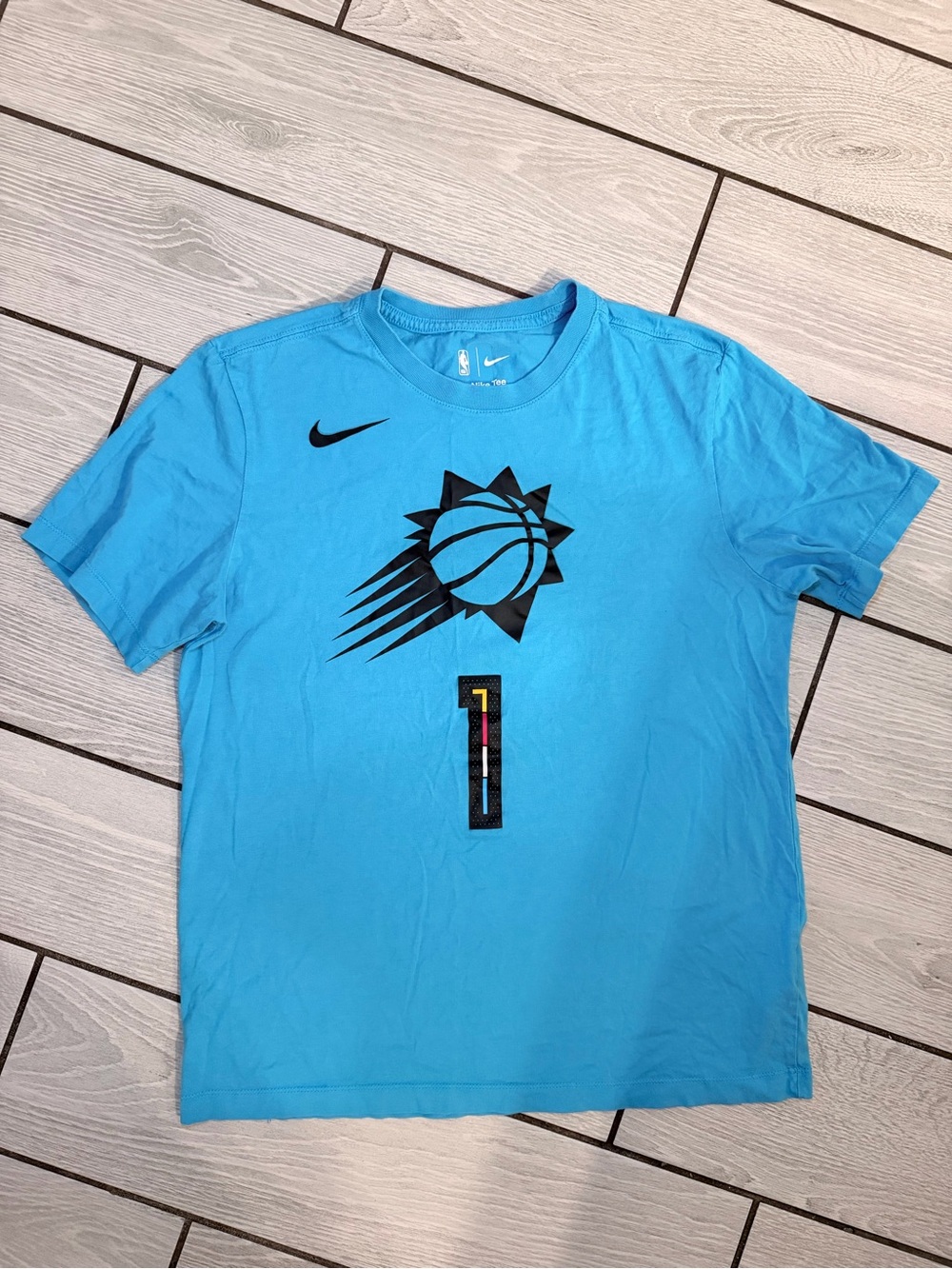 Nike Phoenix Suns Teal Basketball Jersey T-Shirt - #1